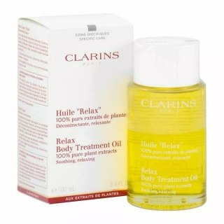 Clarins Body Treatment Oil Relax 100% Pure Plant Extract Soothing Relaxing 100ml