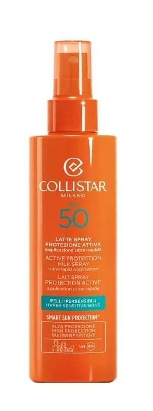 Collistar Tanning Moisturizing Milk Spray Hyper-Sensitive Skin SPF50 200ml