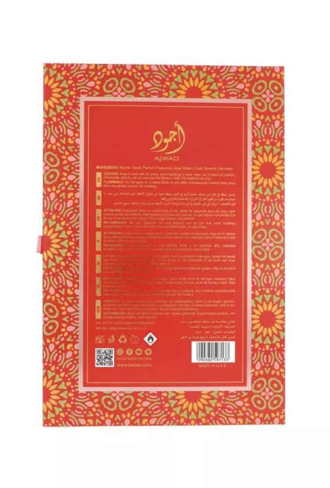Lattafa Ajwad Pink To Pink Edp 60ml