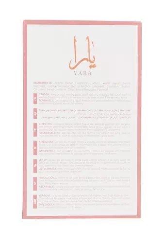 Lattafa Yara Elixir Edp 100ml