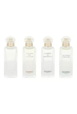 Zestaw Hermes Un Jardin Sur La Lagune Edt 7,5ml + Un Jardin A Cythre Edt 7,5ml + Un Jardin Sur Le Nil Edt 7,5ml + Le Jardin Le M