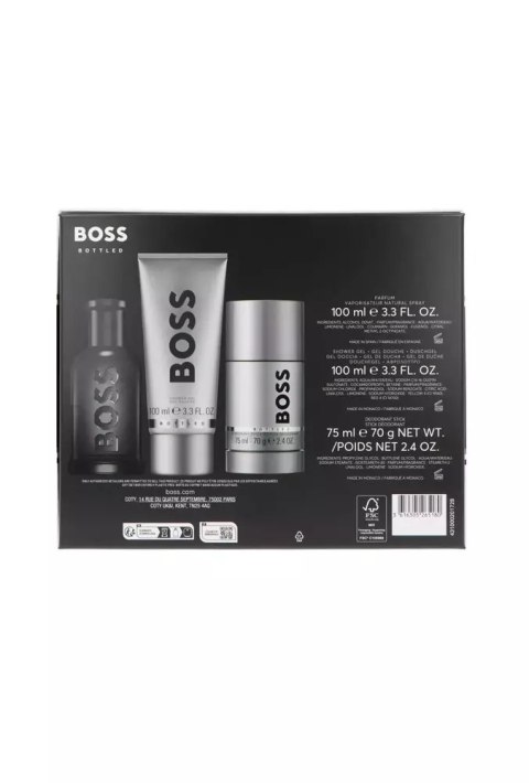 Zestaw Hugo Boss Bottled Parfum 100ml + Deostick 75ml + Shower Gel 100ml