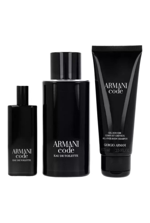 Zestaw Armani Code Edt 125ml + Edt 15ml + Shower Gel 75ml