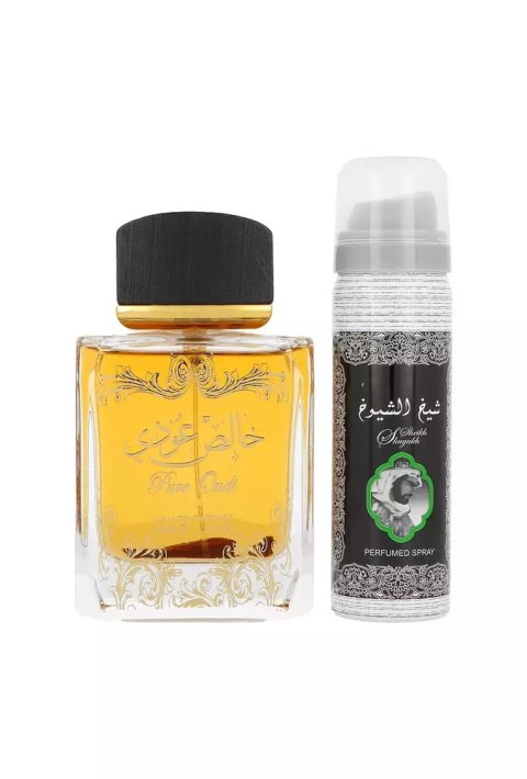 Zestaw Lattafa Pure Oudi Edp 100ml + Deodorant 50ml