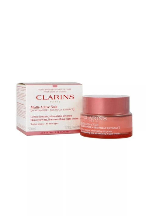 Clarins Multi-Active Creme Nuit Skin Renewing Line-Smoothing Night Cream All Skin Types 50ml