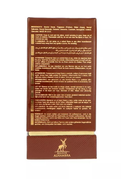 Maison Alhambra Mysterious Amber Edp 80ml