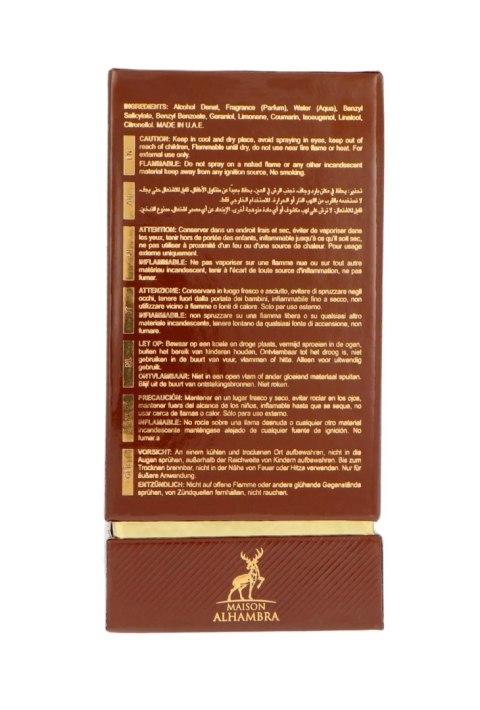 Maison Alhambra Mysterious Amber Edp 80ml