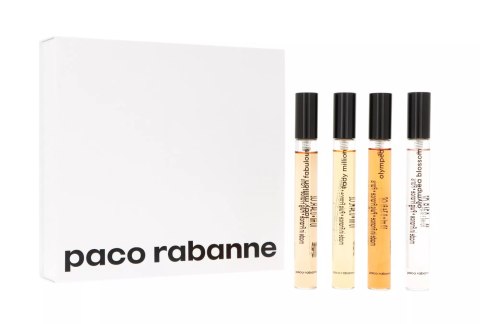 Zestaw Paco Rabanne Miniatures Collection: Lady Million Edp 10ml + Olympea Edp 10ml + Lady Million Fabulous Intense Edp 10ml + O