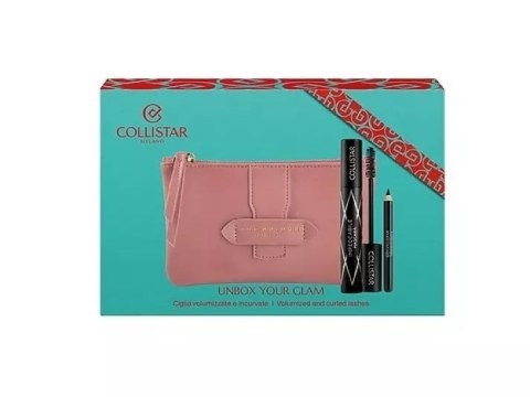 Zestaw Collistar Unbox Your Glam Impeccabile Mascara 14ml + Mini Eye Pencil 0,8g + Cosmetics Bag