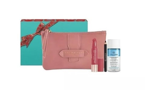 Zestaw Collistar Unbox Your Glam Twist Balmy Gloss - Rose 216 + Mini Professional Eye Pencil 0.8g + Two-Phase Eye-Lip Make-Up Re