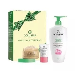 Zestaw Collistar Unbox Your Confidence Fluid Moisturizing 400ml + Scrub 150g + Gel Cream 15ml