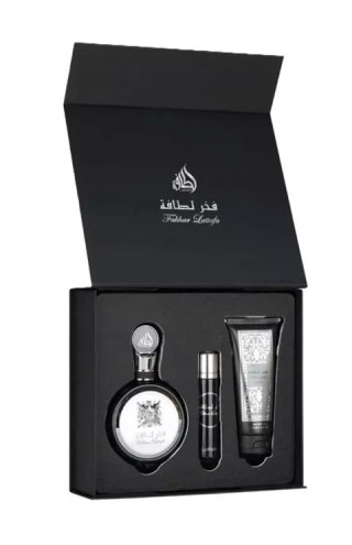 Zestaw Lattafa Fakhar Men Edp 100ml + Edp 12ml + Shower Gel 100ml