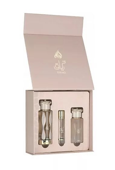 Zestaw Lattafa Teriaq Edp 100ml + Edp 12ml + Hair Mist 50ml