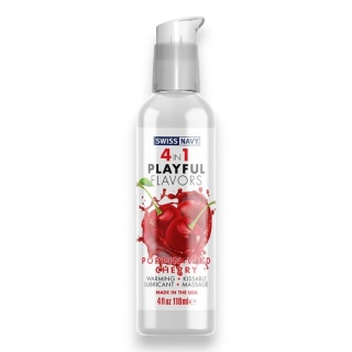 4 In 1 Lubricant Poppin Wild Cherry 118ml – Smakowy Żel Intymny 4w1