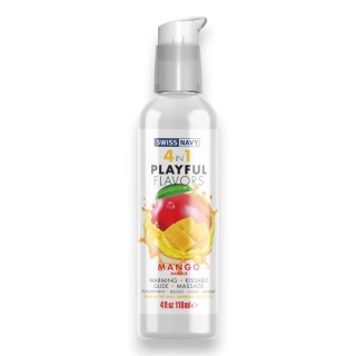 4 in 1 Lubricant with Mango Flavor - 4 fl oz / 118 ml