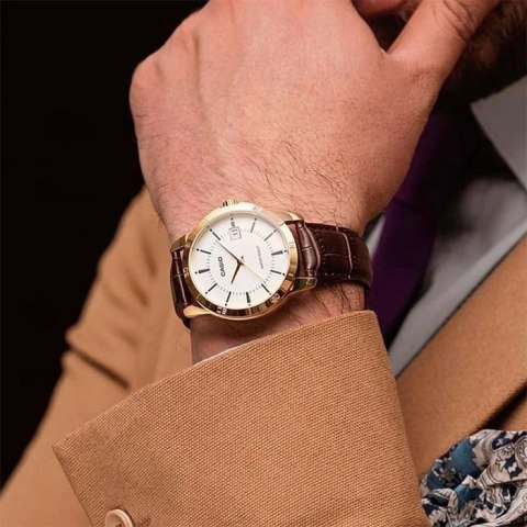 ZEGAREK MĘSKI CASIO MTP-V004GL-7A (zd046b) + BOX