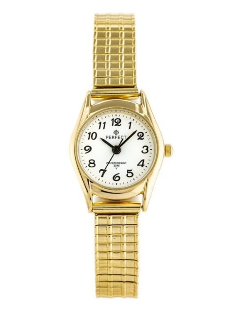ZEGAREK DAMSKI PERFECT X133 (zp880b) gold - gumka