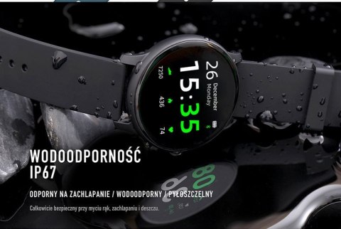 SMARTWATCH DAMSKI G. Rossi SW010-7 rosegold/white (sg005e)