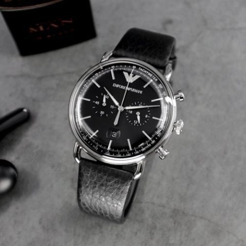 ZEGAREK MĘSKI EMPORIO ARMANI AR11143 - AVIATOR (zi019b)