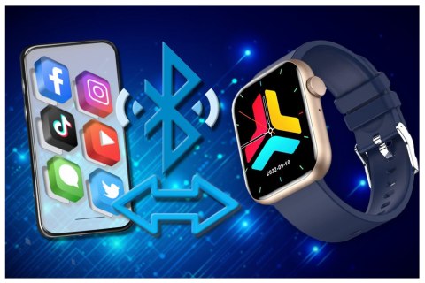 SMARTWATCH UNISEX GRAVITY GT3-4 - ROZMOWY BLUETOOTH, WŁASNE TARCZE (sg022d)