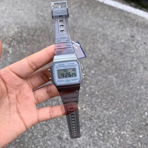 Zegarek Unisex Casio Retro Vintage F-91WS-8DF(zd648d)