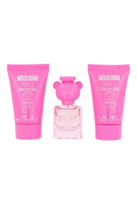 Zestaw Moschino Toy 2 Bubble Gum Edt 5ml + Shower Gel 25ml + Body Lotion 25ml