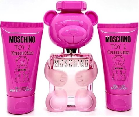 Zestaw Moschino Toy 2 Bubble Gum Edt 5ml + Shower Gel 25ml + Body Lotion 25ml