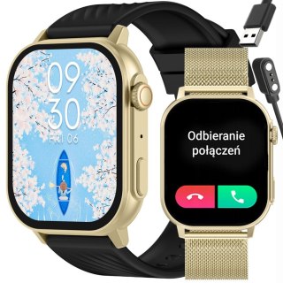 SMARTWATCH UNISEX GRAVITY GT15-6 - ROZMOWY BLUETOOTH, DODATKOWY PASEK (sg029f)
