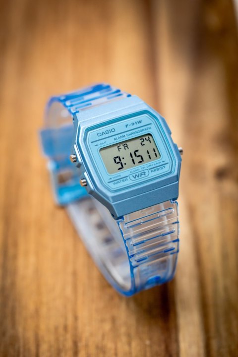 Zegarek Unisex Casio Retro Vintage F-91WS-2 (zd648b) + BOX