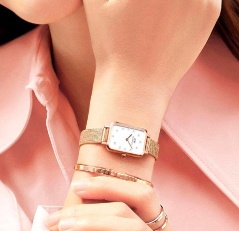 ZEGAREK DAMSKI DANIEL WELLINGTON Quadro Lumine Pressed Piano 20mm DW00100578 + BOX (zw519b)