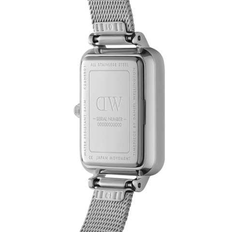 ZEGAREK DAMSKI DANIEL WELLINGTON Quadro Lumine Pressed Piano 20mm DW00100580 + BOX (zw519c)