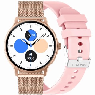 SMARTWATCH UNISEX GRAVITY GT12-3 - ROZMOWY BLUETOOTH, DODATKOWY PASEK (sg035c)