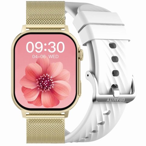 SMARTWATCH UNISEX GRAVITY GT15-10 - ROZMOWY BLUETOOTH, DODATKOWY PASEK (sg029j)