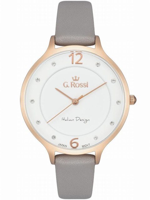 ZEGAREK DAMSKI G. ROSSI G.R10411A-3B4 NA PASKU (zg714h) + BOX