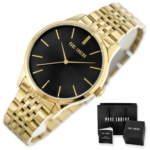 ZEGAREK MĘSKI PAUL LORENS - PL20014B-1D1 (zg390d) + BOX