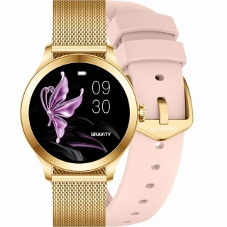 SMARTWATCH DAMSKI GRAVITY GT25-1 PRO - AMOLED, DODATKOWY PASEK (sg039a)