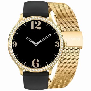 SMARTWATCH DAMSKI GRAVITY GT5-1 - DODATKOWY PASEK (sg043a)