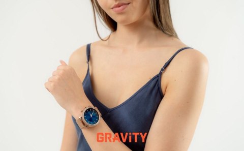SMARTWATCH DAMSKI GRAVITY GT5-8 - DODATKOWY PASEK (sg043h)