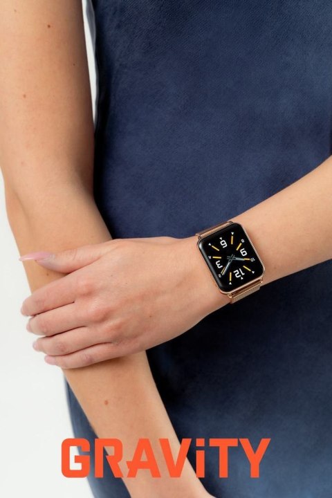 SMARTWATCH UNISEX GRAVITY GT17-2 - AMOLED, DODATKOWY PASEK (sg038b)