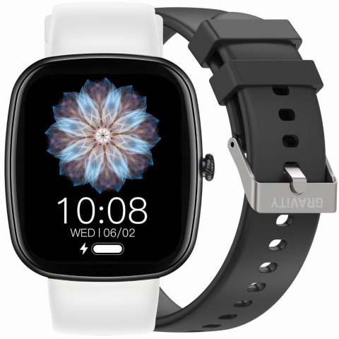 SMARTWATCH UNISEX GRAVITY GT18-10 - ROZMOWY BLUETOOTH, DODATKOWY PASEK (sg036j)
