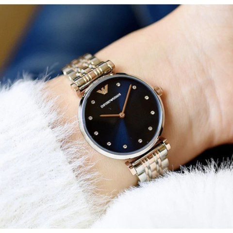 ZEGAREK DAMSKI EMPORIO ARMANI AR11092 - Gianni T-bar + BOX