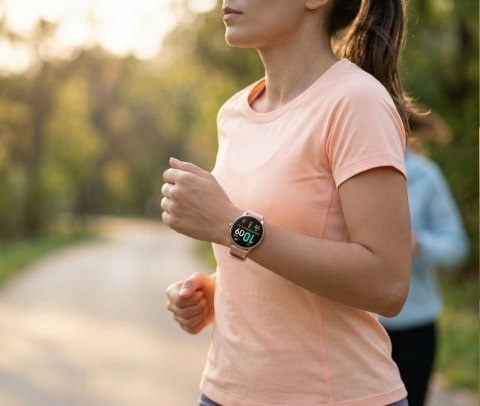 SMARTWATCH DAMSKI GRAVITY GT31-1 - AMOLED, DODATKOWY PASEK (sg052a)