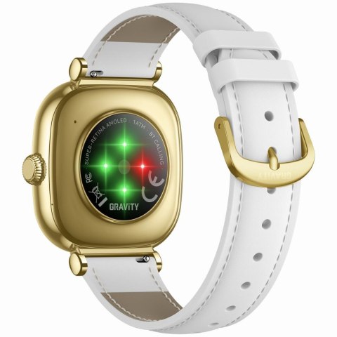 SMARTWATCH DAMSKI GRAVITY GT32-2 - ROZMOWY BLUETOOTH, DODATKOWY PASEK (sg047b)