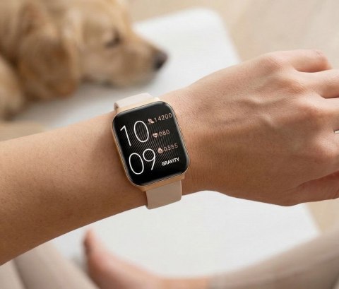 SMARTWATCH DAMSKI GRAVITY GT44-2 - DODATKOWY PASEK (sg051a)