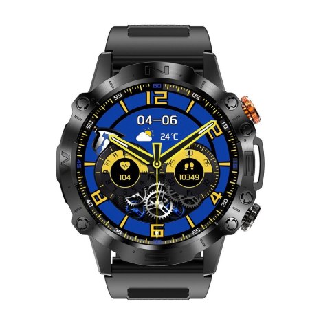 SMARTWATCH MĘSKI GRAVITY GT20-7 - AMOLED, DODATKOWY PASEK (sg024g)