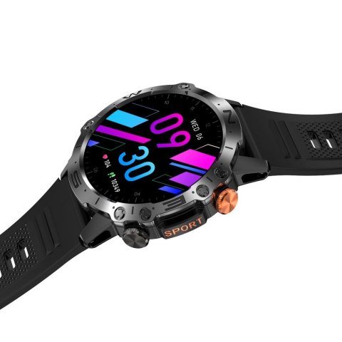 SMARTWATCH MĘSKI GRAVITY GT20-7 - AMOLED, DODATKOWY PASEK (sg024g)