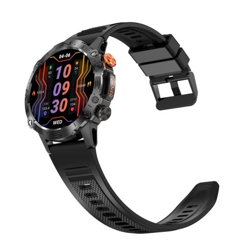 SMARTWATCH MĘSKI GRAVITY GT20-8 - AMOLED, DODATKOWY PASEK (sg024g)