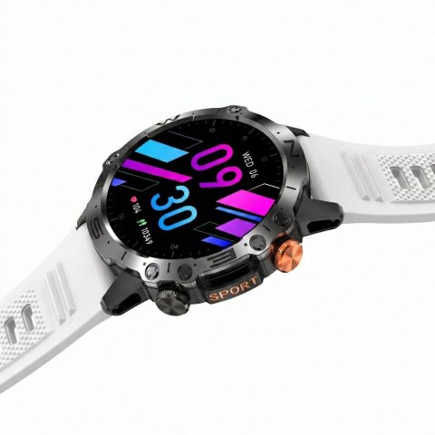 SMARTWATCH MĘSKI GRAVITY GT20-8 - AMOLED, DODATKOWY PASEK (sg024g)