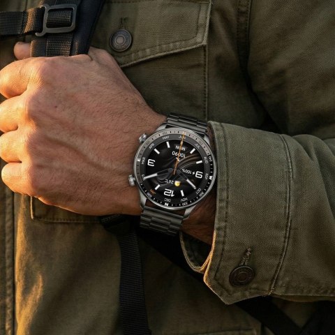 SMARTWATCH MĘSKI GRAVITY GT35-2- AMOLED, DODATKOWY PASEK (sg049b)