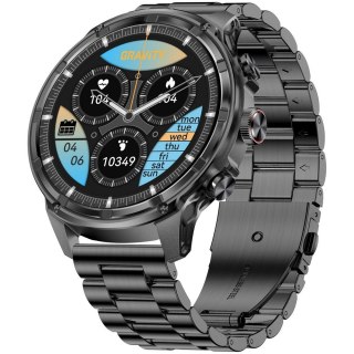 SMARTWATCH MĘSKI GRAVITY GT41-1 - BLUETOOTH CALL, DODATKOWA BRANSOLETA (sg053a)